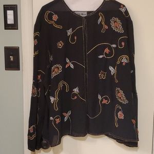 Beautiful beaded overpiece 2x